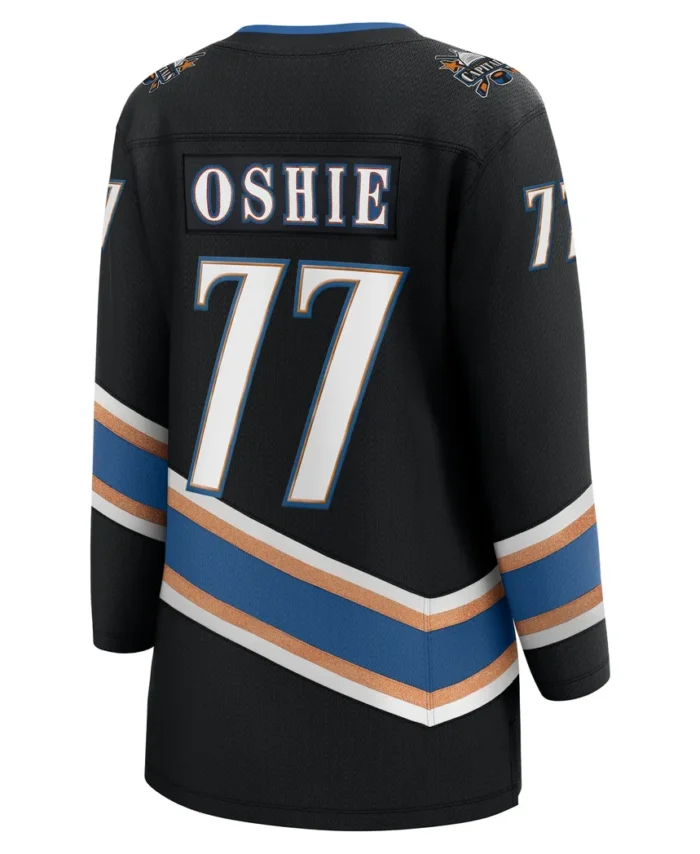 TJ Oshie Washington Capitals Fanatics Women Alternate 50th Anniversary Premier Breakaway Player Jersey - Black