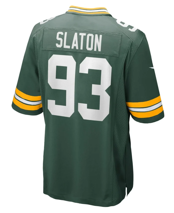 T.J. Slaton Green Bay Packers Game Jersey - Green