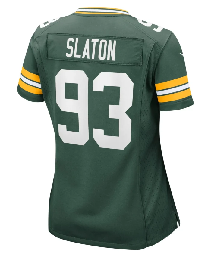 T.J. Slaton Green Bay Packers Women's Game Jersey - Green