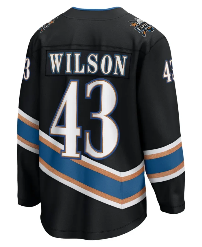 Tom Wilson Washington Capitals Fanatics Alternate 50th Anniversary Premier Breakaway Player Jersey - Black