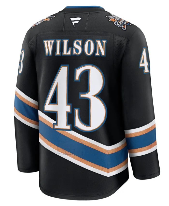 Tom Wilson Washington Capitals Fanatics Alternate 50th Anniversary Premium Jersey - Black