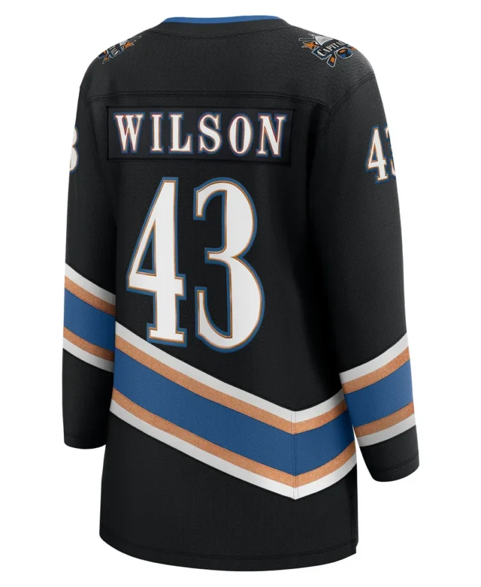 Tom Wilson Washington Capitals Fanatics Women Alternate 50th Anniversary Premier Breakaway Player Jersey - Black