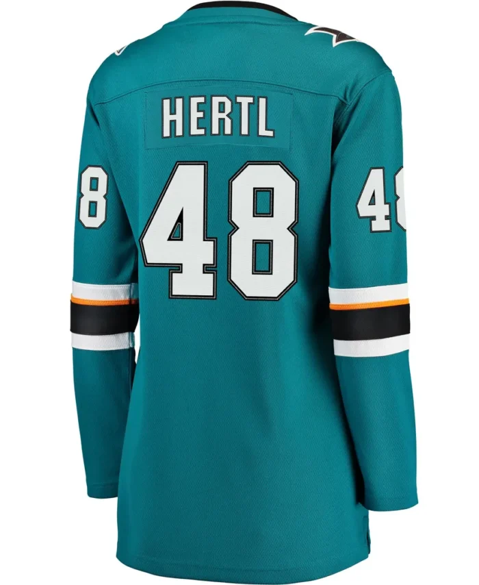 Tomas Hertl San Jose Sharks Fanatics Women Home Premier Breakaway Player Jersey - Teal
