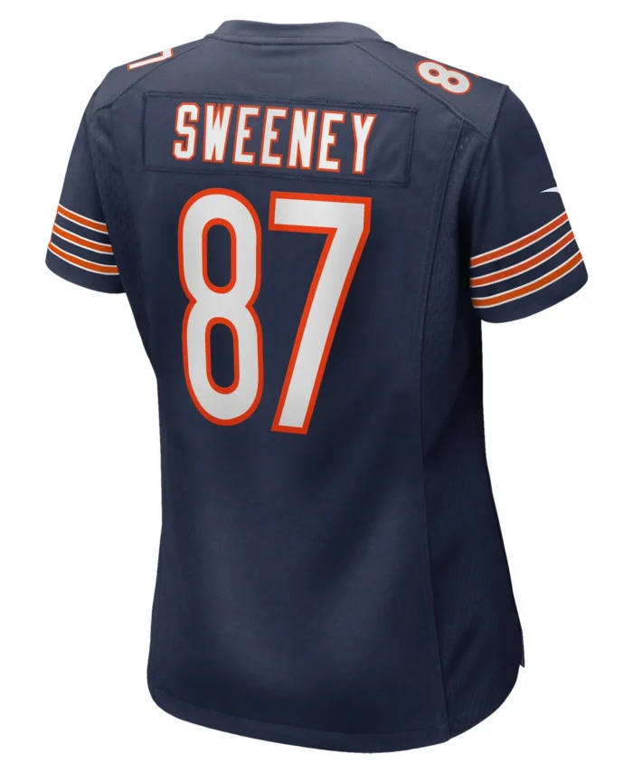 Tommy Sweeney Chicago Bears Women's  Game Jersey -  Navy