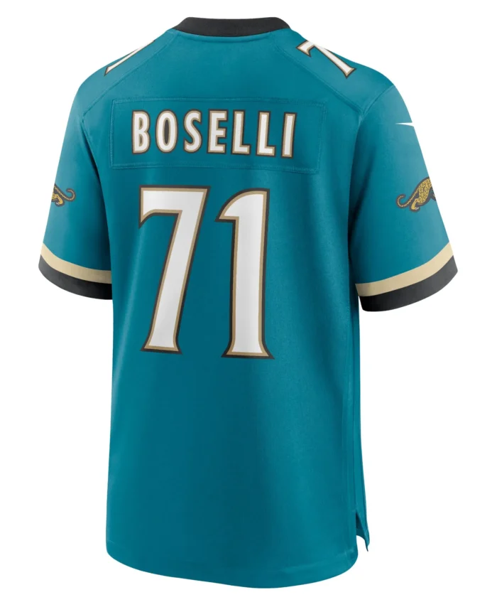 Tony Boselli Jacksonville Jaguars Prowler Throwback Retired Player Game Jersey - Teal