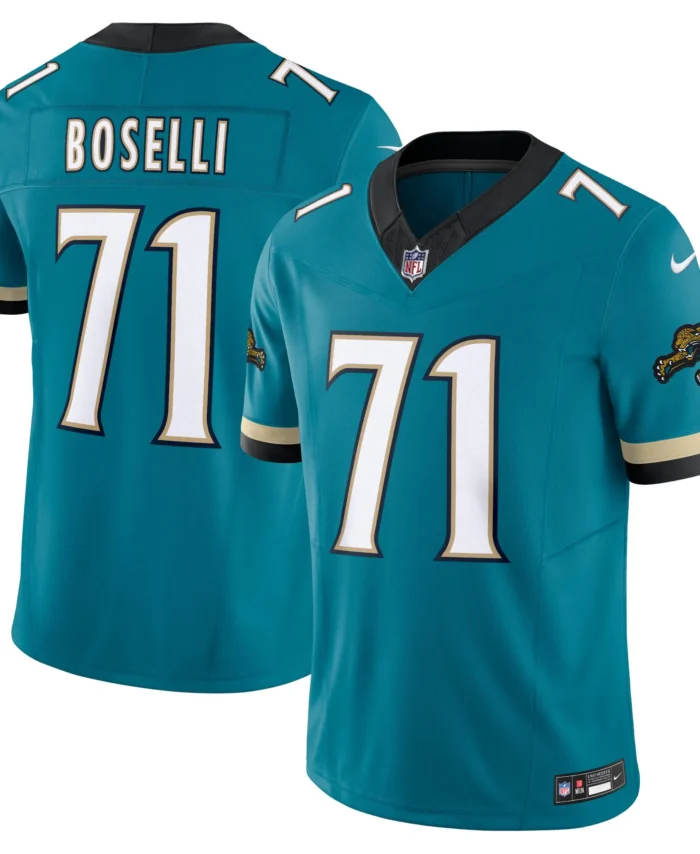Tony Boselli Jacksonville Jaguars Prowler Throwback Vapor F.U.S.E. Limited Retired Player Jersey - Teal