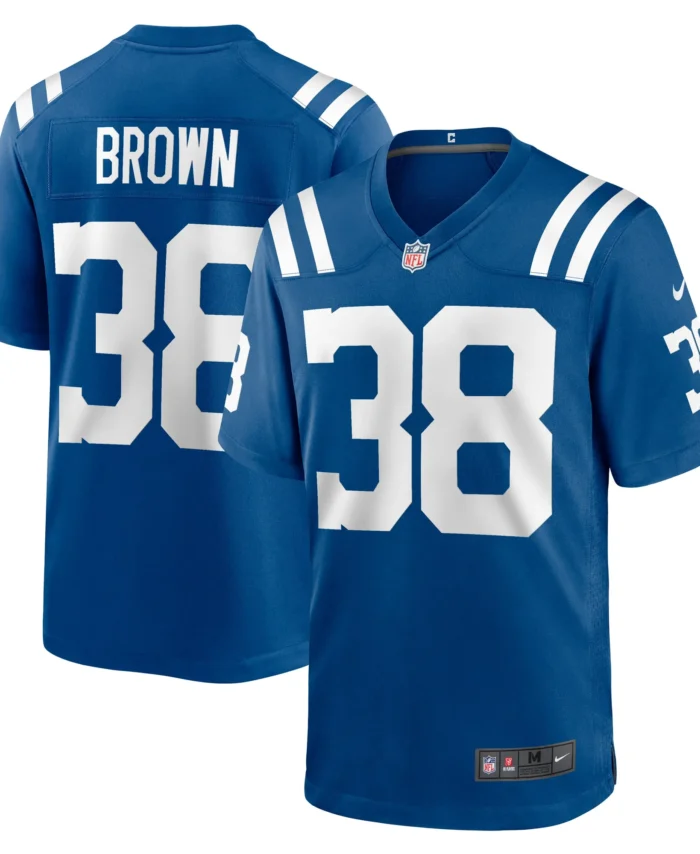 Tony Brown Indianapolis Colts Player Game Jersey - Royal