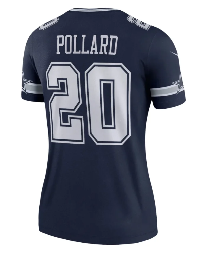 Tony Pollard Dallas Cowboys Women's Legend Player Performance Top -  Navy
