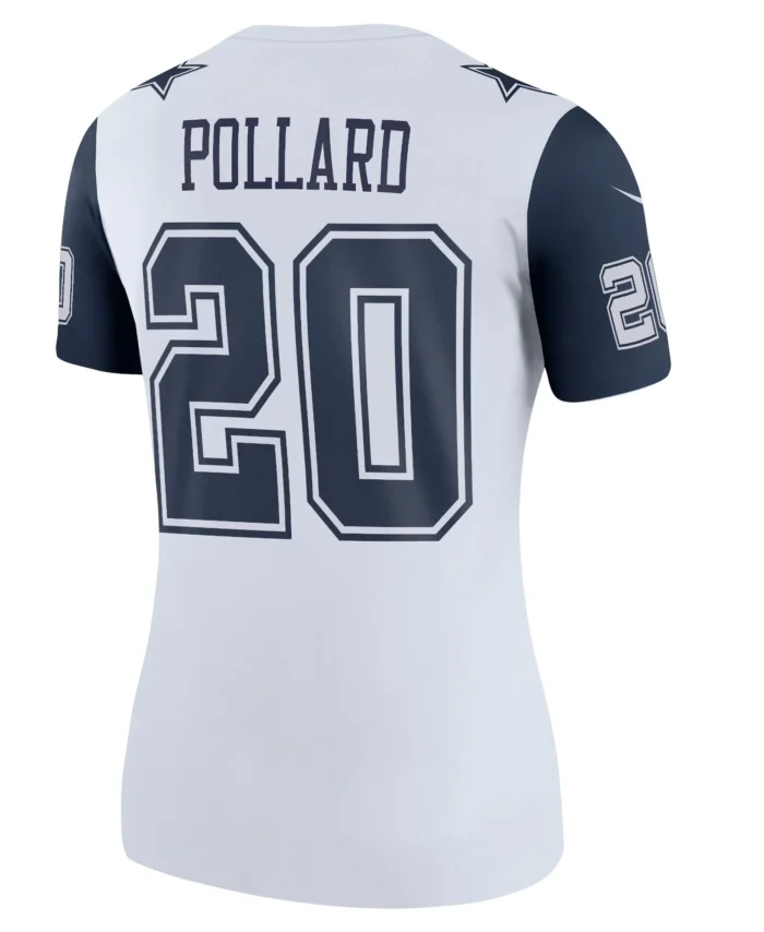 Tony Pollard Dallas Cowboys Women's Legend Player Performance Top -  White