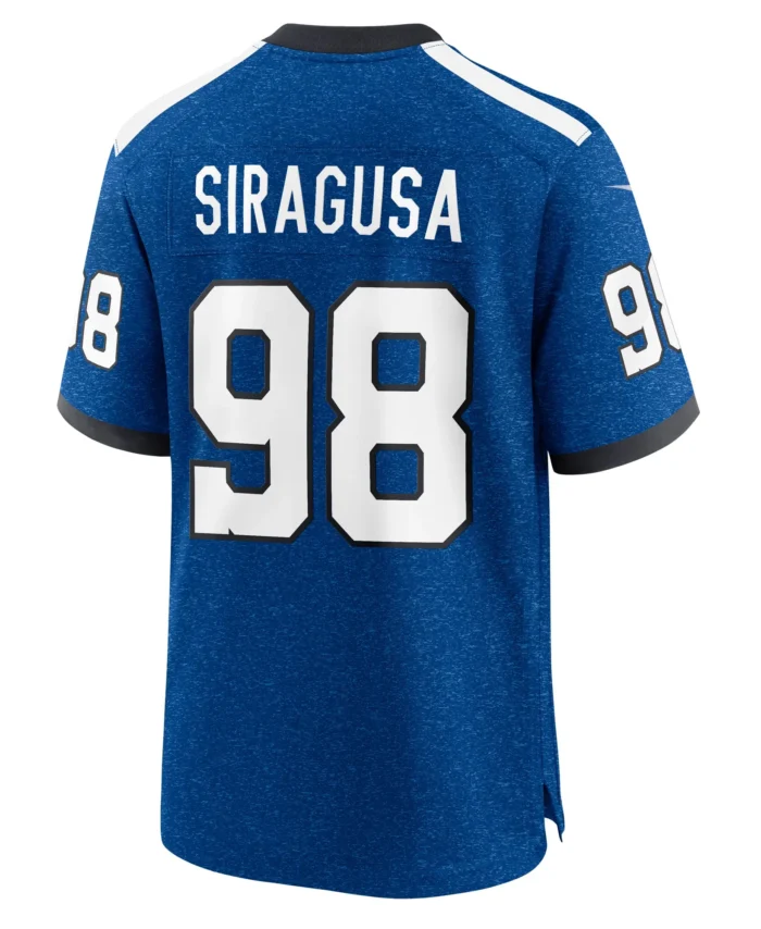 Tony Siragusa Indianapolis Colts Indiana Nights Alternate Game Jersey - Royal