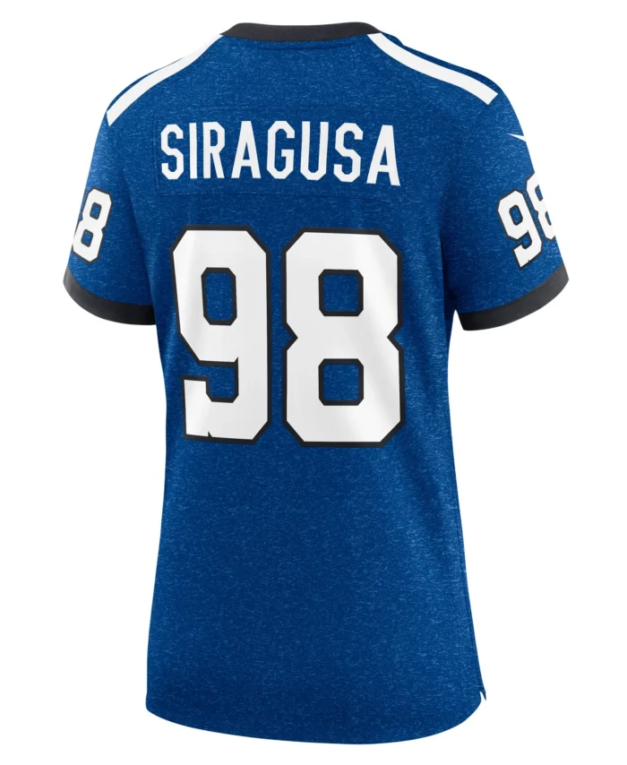Tony Siragusa Indianapolis Colts Women's Indiana Nights Alternate Game Jersey - Royal