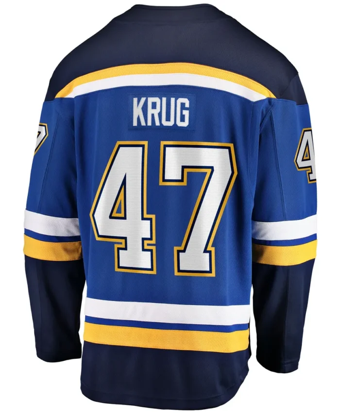 Torey Krug St. Louis Blues Fanatics Home Breakaway Jersey - Blue