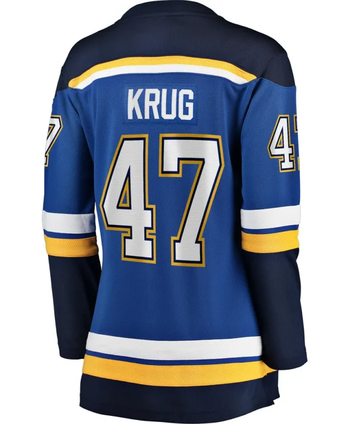 Torey Krug St. Louis Blues Fanatics Women Breakaway Player Jersey - Blue