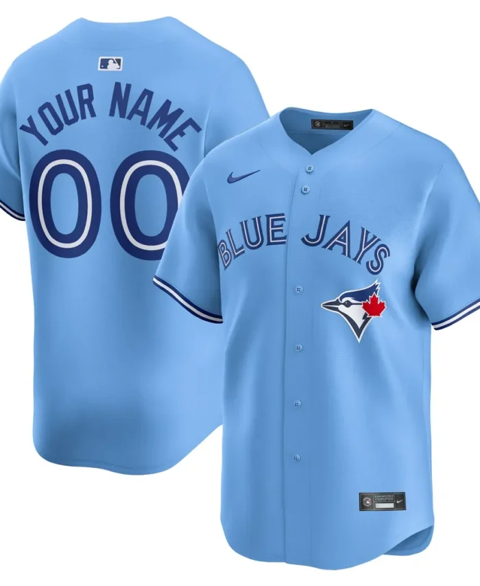 Toronto Blue Jays  Alternate Limited Custom Jersey- Light Blue