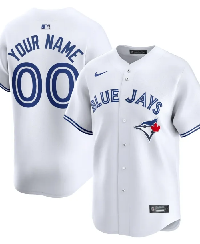 Toronto Blue Jays Home Limited Custom Jersey - White