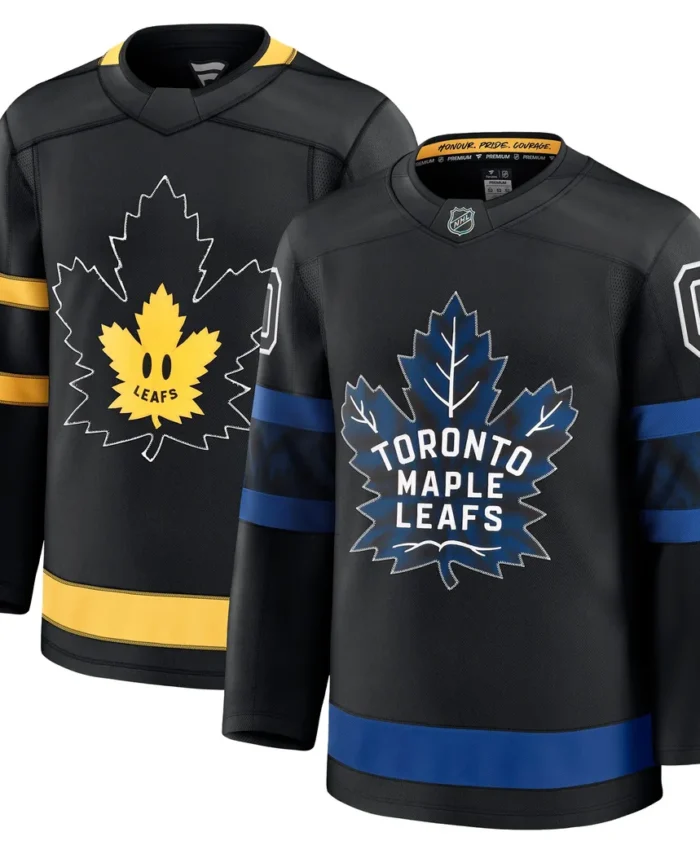 Toronto Maple Leafs x drew house Fanatics Alternate Premium Custom Jersey - Black
