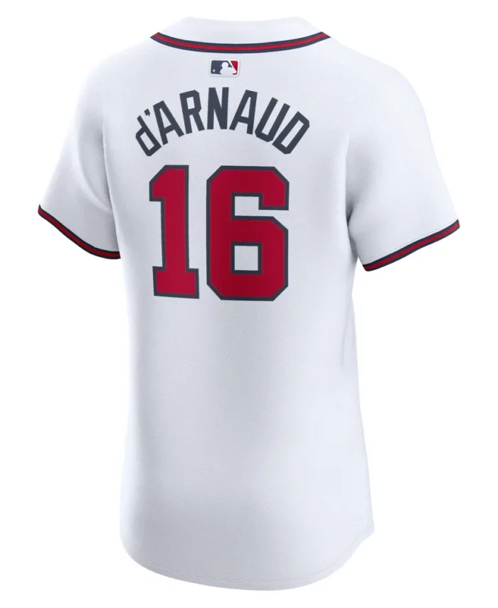 Travis Arnaud Atlanta Braves Home Elite Player Jersey - White