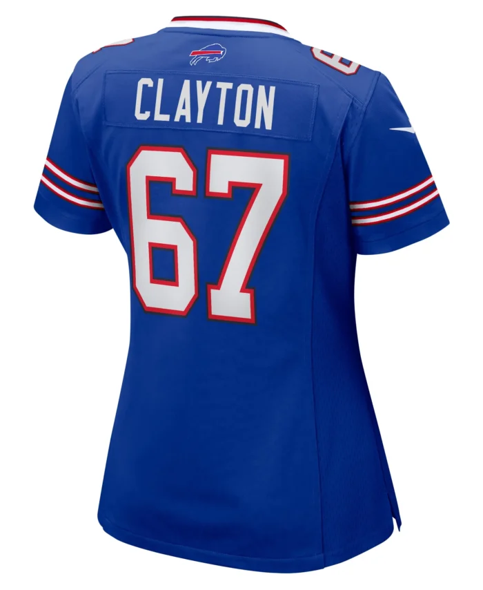 Travis Clayton Buffalo Bills Women's Game Jersey -  Royal