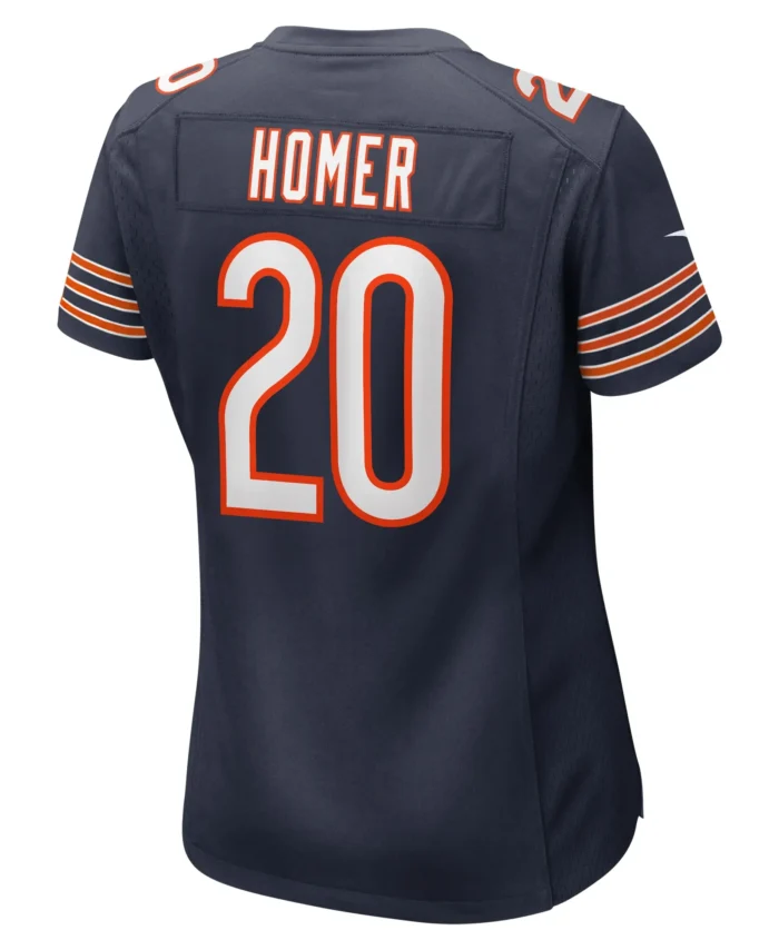 Travis Homer Chicago Bears Women's Game Player Jersey - Navy