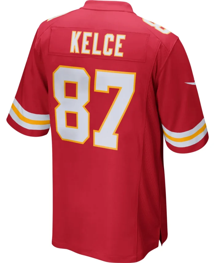 Travis Kelce Kansas City Chiefs Game Jersey - Red