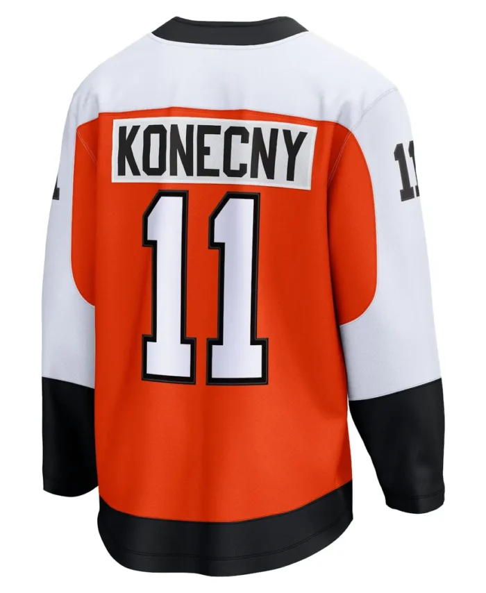 Travis Konecny Philadelphia Flyers Fanatics Home Premier Breakaway Player Jersey - Orange