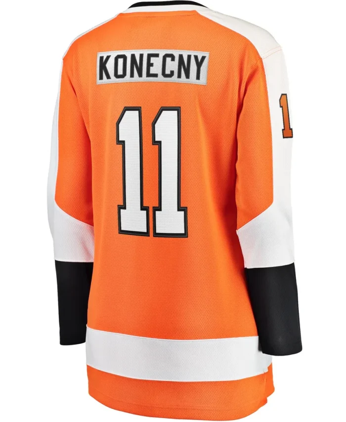Travis Konecny Philadelphia Flyers Fanatics Women Home Premier Breakaway Player Jersey - Orange