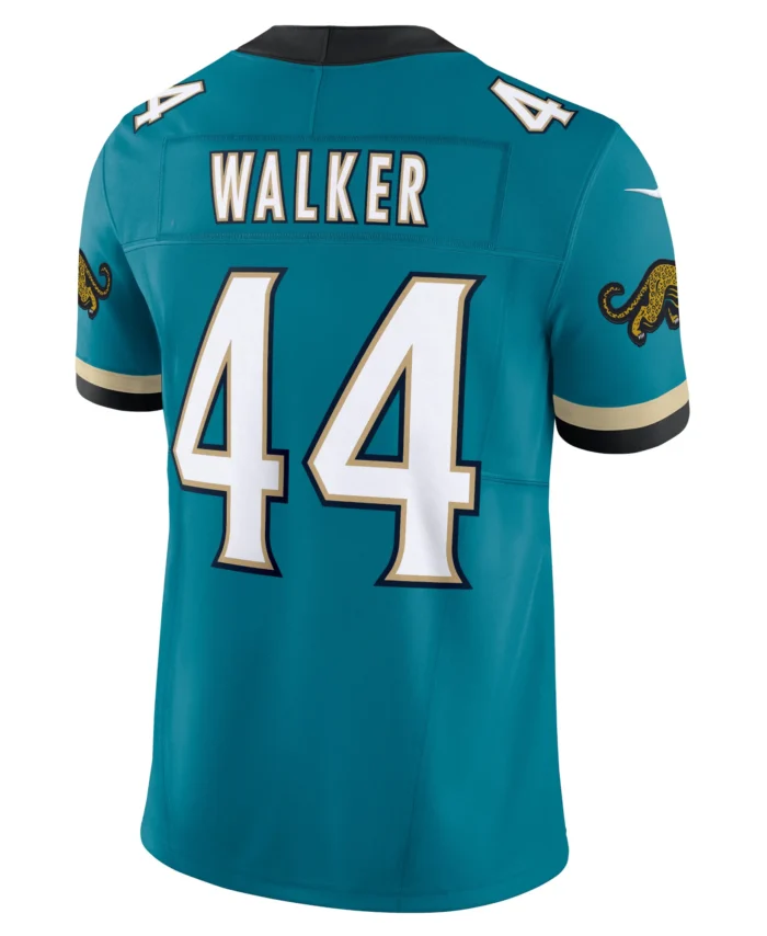 Travon Walker Jacksonville Jaguars Prowler Throwback Vapor F.U.S.E. Limited Jersey - Teal