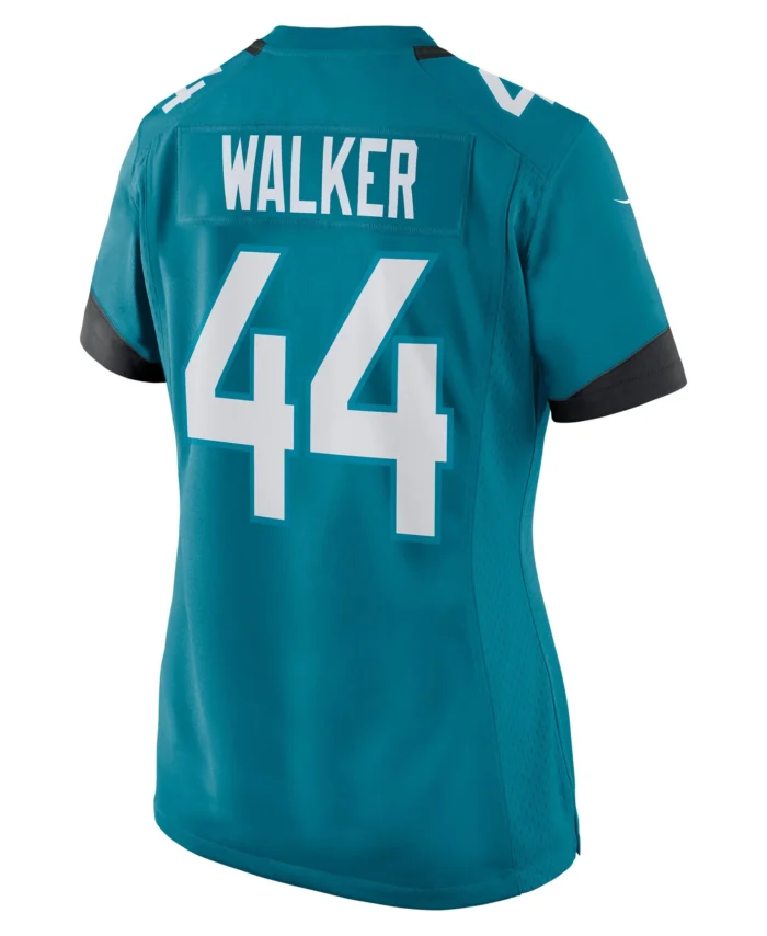 Travon Walker Jacksonville Jaguars Women's Player Jersey - Teal