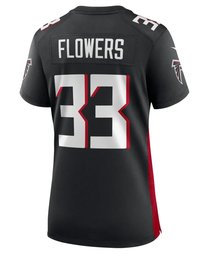 Tre Flowers Atlanta Falcons Women's Team Game Jersey -  Black
