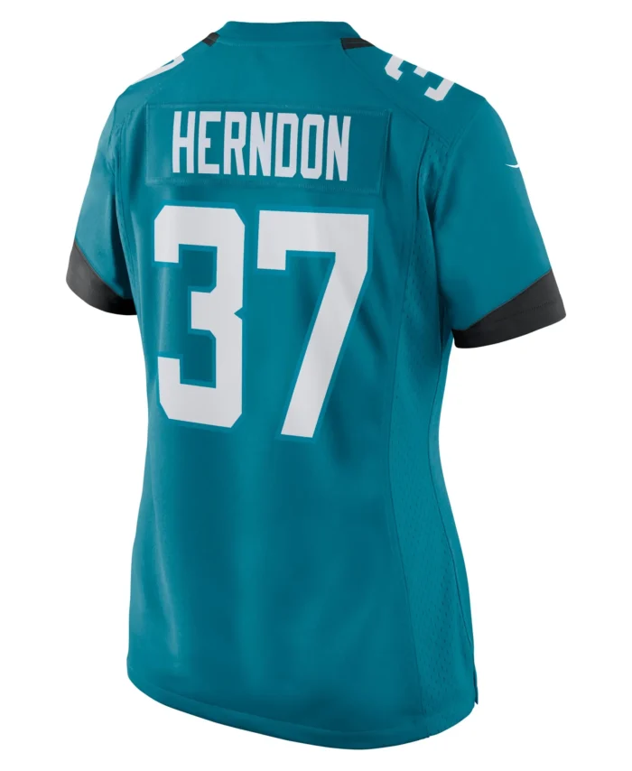 Tre Herndon Jacksonville Jaguars Women's Game Jersey - Teal