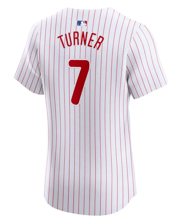 Trea Turner Philadelphia Phillies Home Elite Jersey- White
