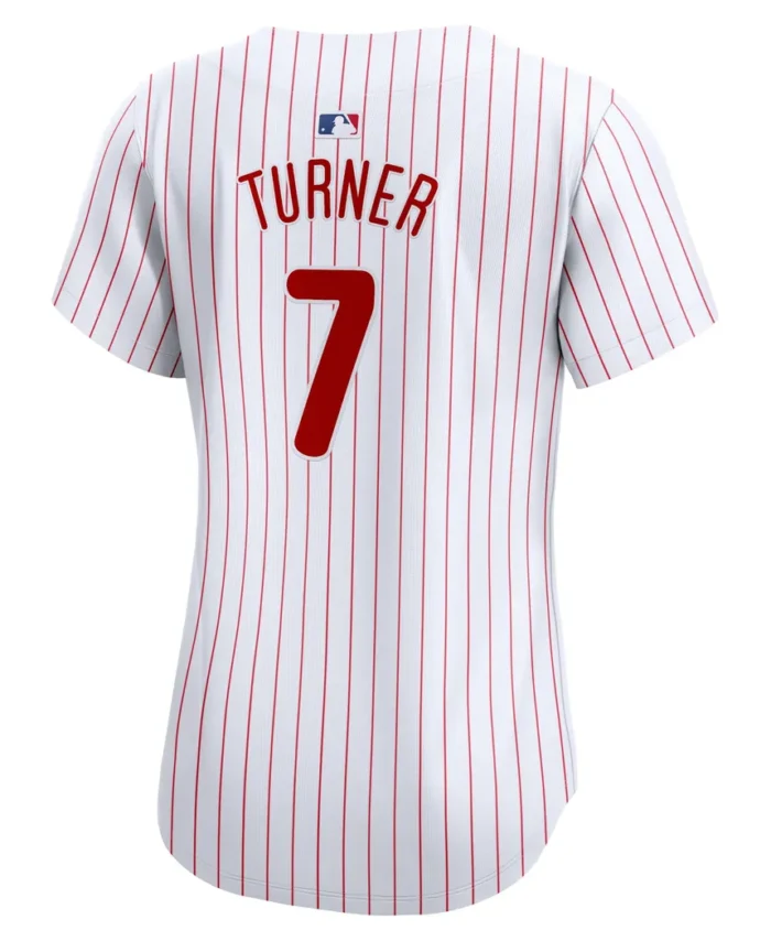 Trea Turner Philadelphia Phillies Women Home Limited Player Jersey- White