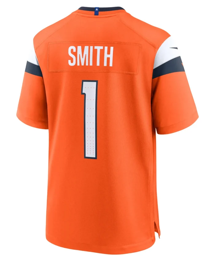 Tremon Smith Denver Broncos Team Game Jersey -  Orange