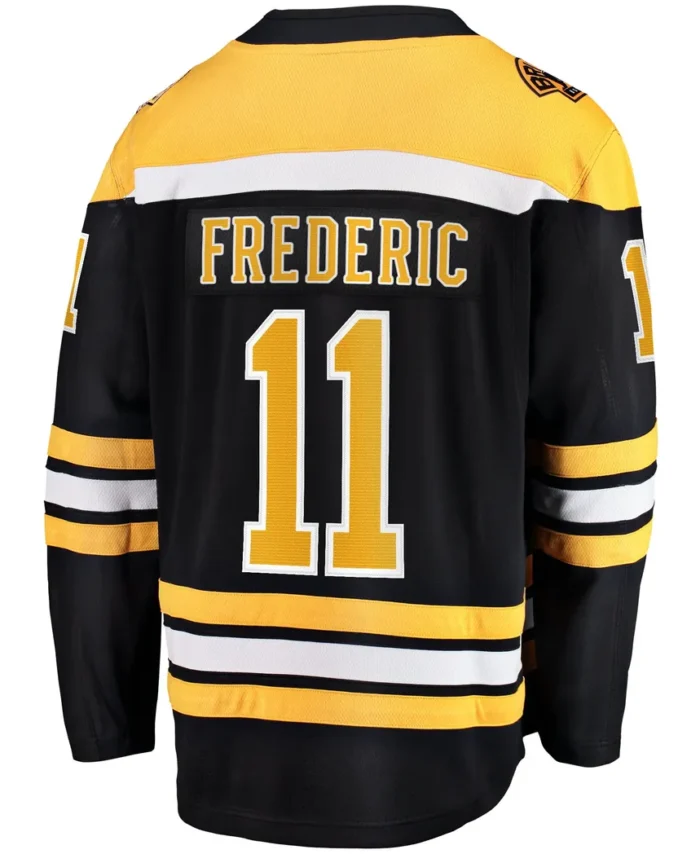 Trent Frederic Boston Bruins Fanatics Home Breakaway Player Jersey - Black
