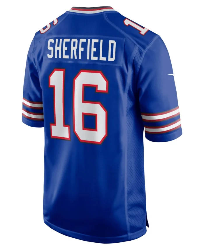 Trent Sherfield Buffalo Bills Game Player Jersey - Royal