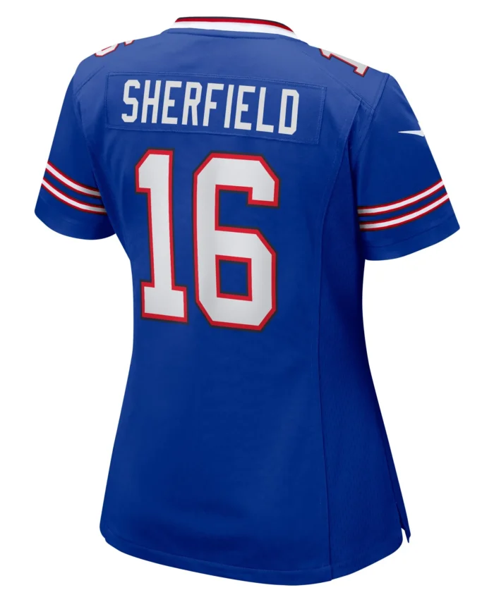 Trent Sherfield Buffalo Bills Women's Game Player Jersey - Royal