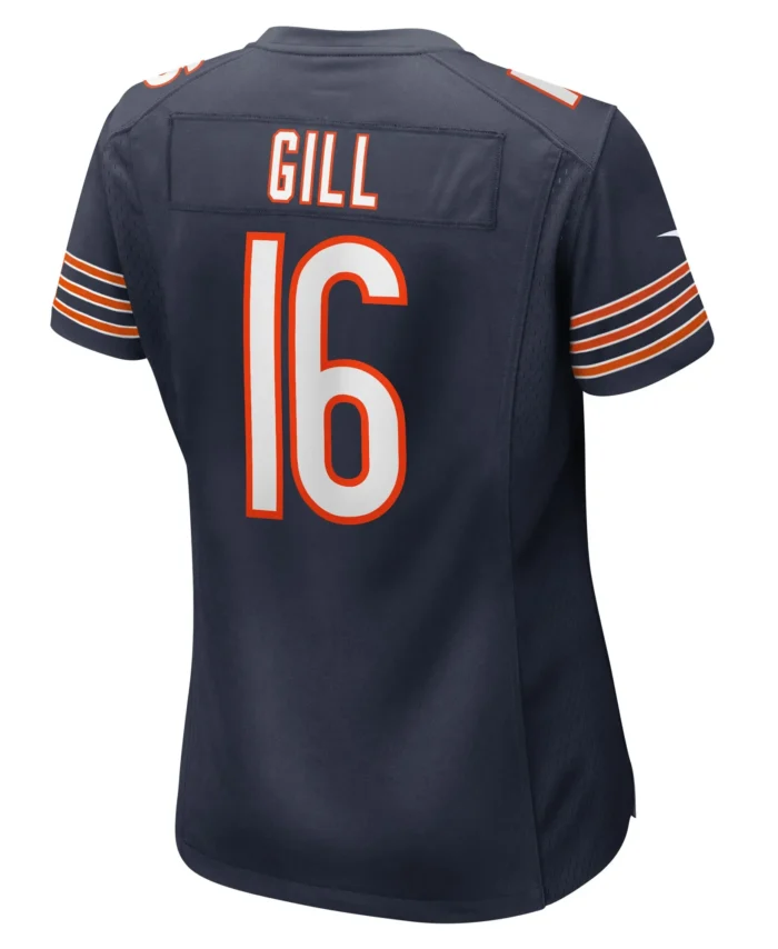 Trenton Gill Chicago Bears Women's Game Player Jersey - Navy