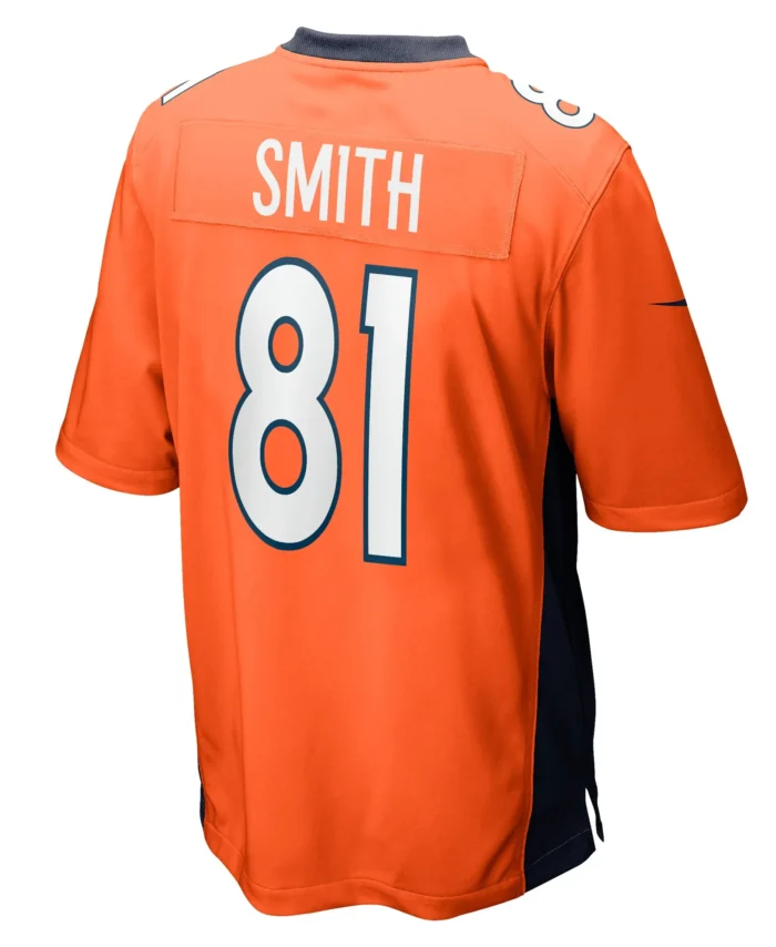 Tre'Quan Smith Denver Broncos  Game Jersey -  Orange