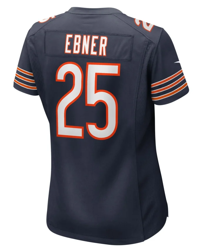 Trestan Ebner Chicago Bears Women's Game Player Jersey - Navy