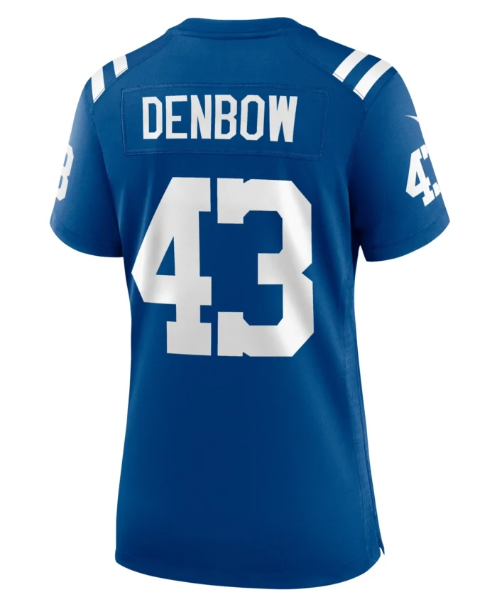 Trevor Denbow Indianapolis Colts Women's Game Player Jersey - Royal