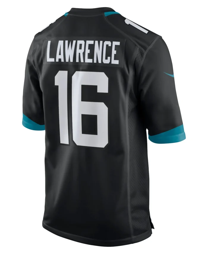 Trevor Lawrence Jacksonville Jaguars Alternate Game Jersey - Black