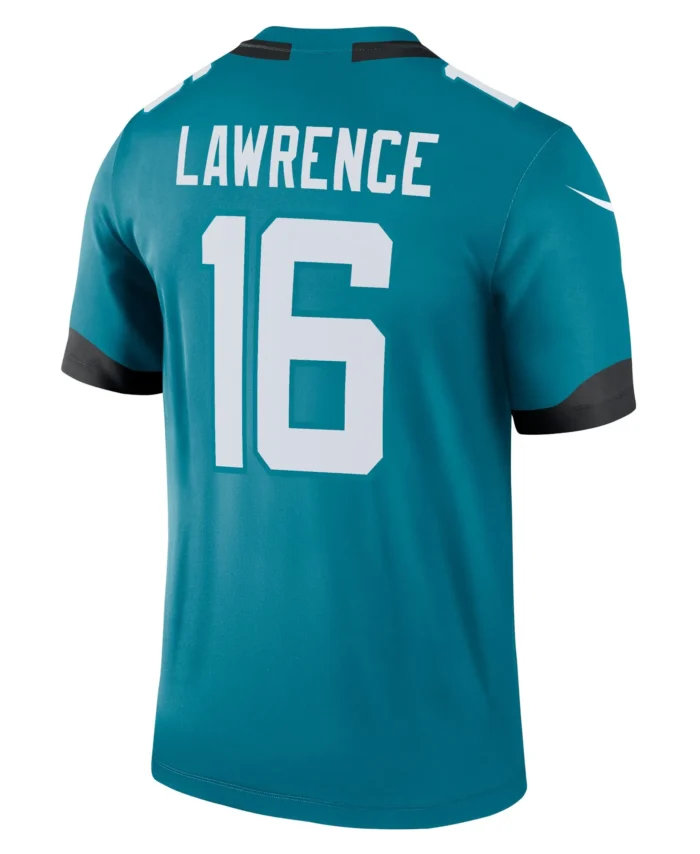 Trevor Lawrence Jacksonville Jaguars Team Legend Player Performance Top - Teal