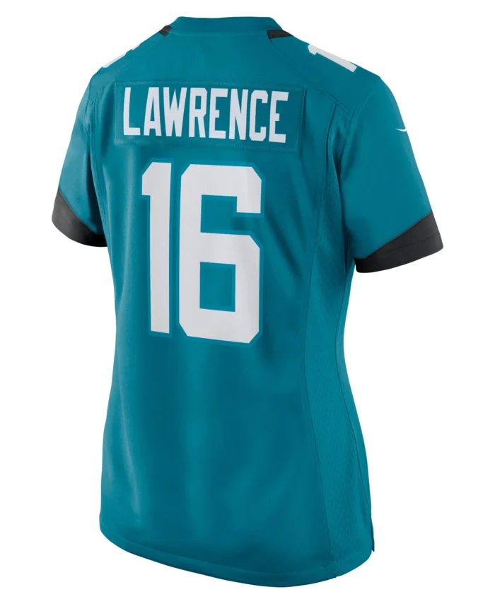 Trevor Lawrence Jacksonville Jaguars Women's Game Jersey - Teal