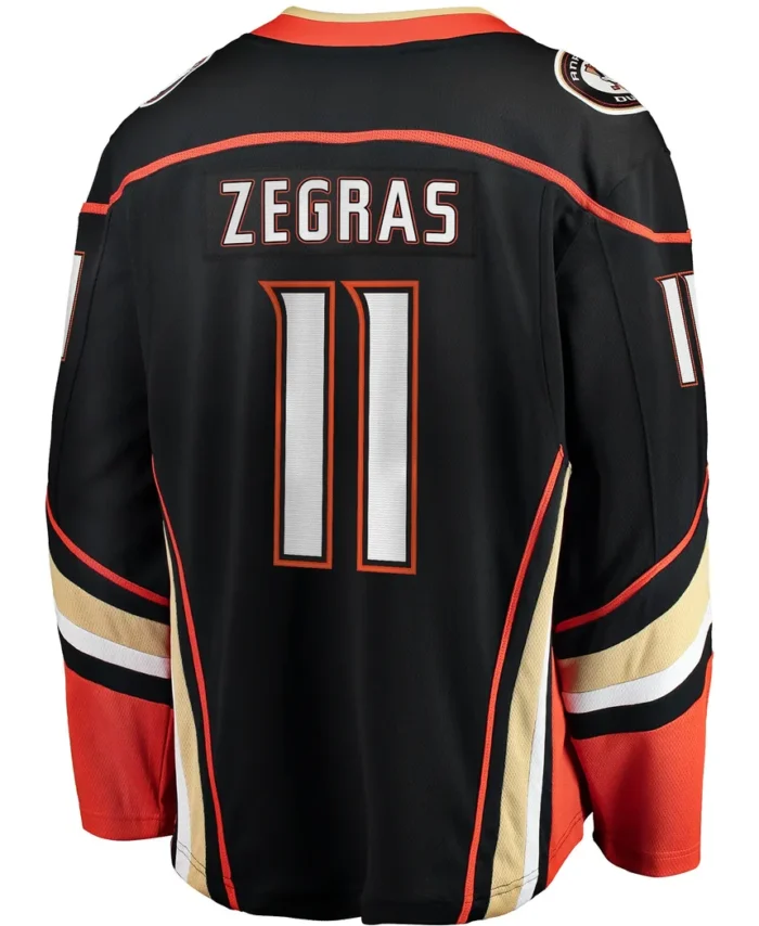 Trevor Zegras Anaheim Ducks Fanatics Home Breakaway Player Jersey - Black