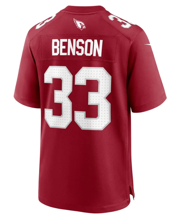 Trey Benson Arizona Cardinals Team Game Jersey -  Cardinal