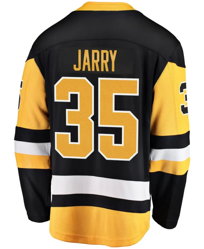 Tristan Jarry Pittsburgh Penguins Fanatics Home Breakaway Player Jersey - Black
