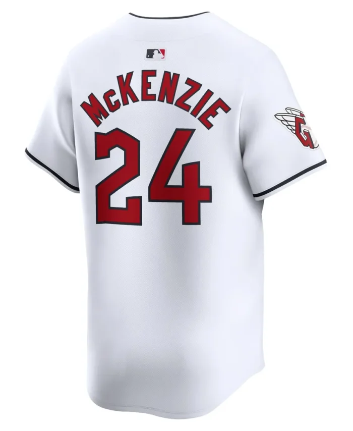 Triston McKenzie Cleveland Guardians Home Limited Player Jersey - White
