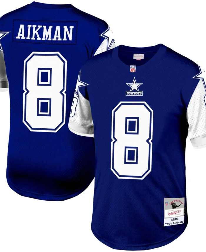 Troy Aikman Dallas Cowboys Mitchell & Ness Legacy Replica Jersey - Navy