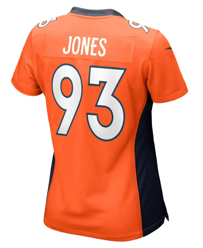 Troy Jones Denver Broncos Women's Game Jersey - Orange