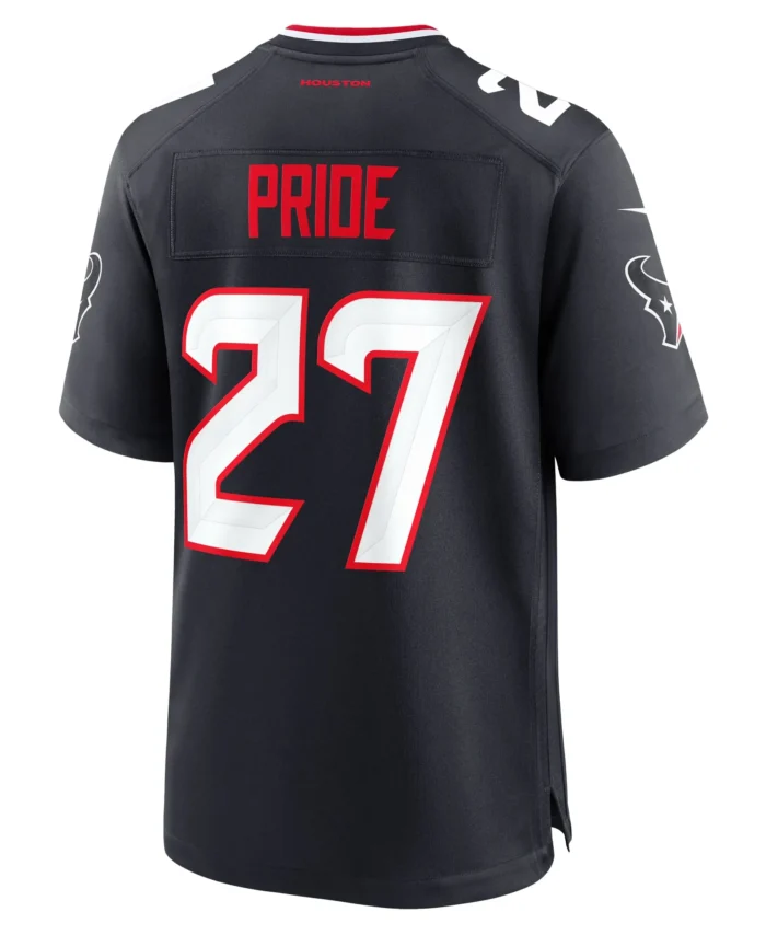 Troy Pride Houston Texans Team Game Jersey -  Navy
